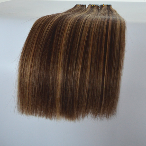 Virgin remy cuticle hair tape hair extenisons long lasting lp97